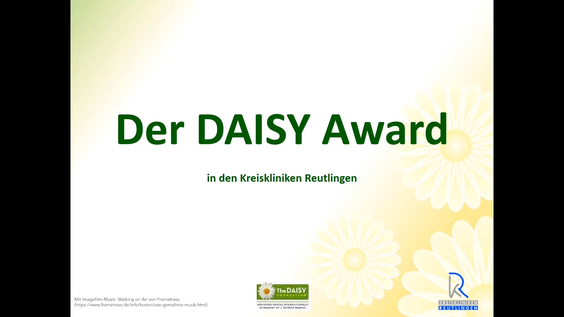 Videostandbild: DAISY-Award